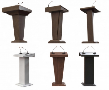 New Chinese Style Rostrum/Lecture Table-ID:852742916