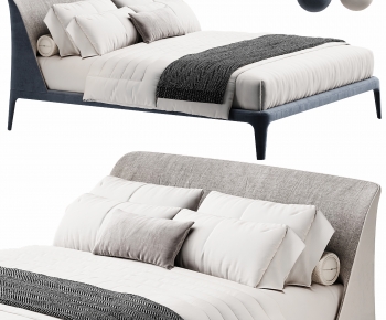 Modern Double Bed-ID:834239015