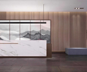 New Chinese Style Lobby Hall-ID:325727941