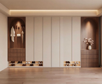 Modern Clothes Storage Area-ID:602094894