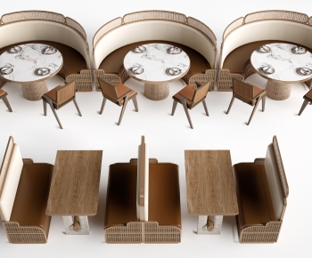 Modern Dining Table And Chairs-ID:382637982