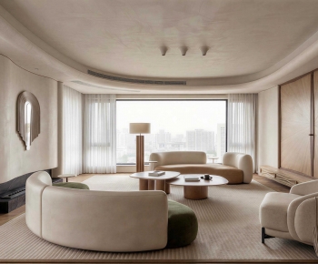 Wabi-sabi Style A Living Room-ID:338399894