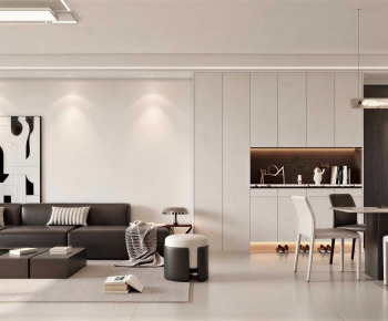 Modern A Living Room-ID:544619645