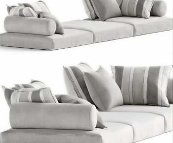 Wabi-sabi Style Three-seat Sofa-ID:358104949