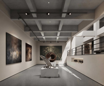 Modern Exhibition Hall-ID:377640763