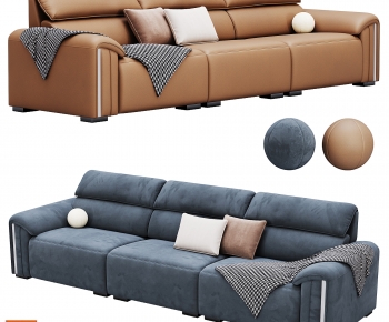 Modern Three-seat Sofa-ID:127995013