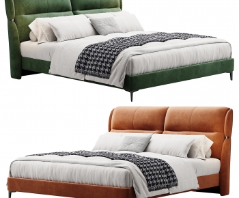 Modern Double Bed-ID:163913019