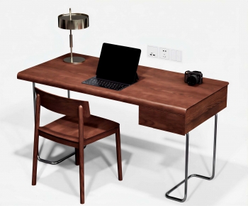 Modern Computer Desk And Chair-ID:736143116