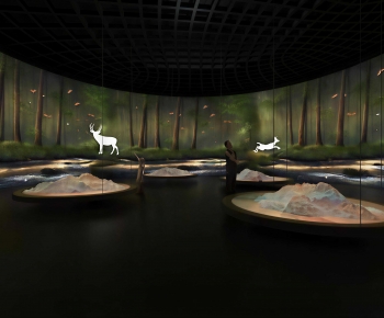 Modern Exhibition Hall-ID:701999906