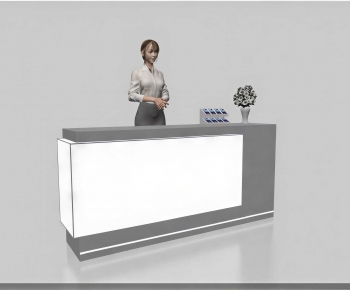 Modern Reception Desk-ID:440773014