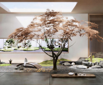 Japanese Style Plant Landscaping-ID:783874037