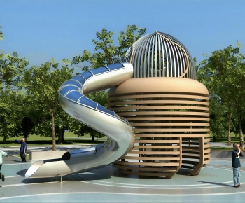 Modern Park Landscape-ID:161794908