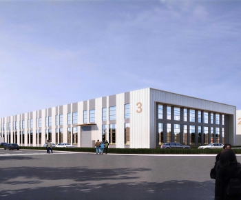 Modern Industrial Building-ID:462066899