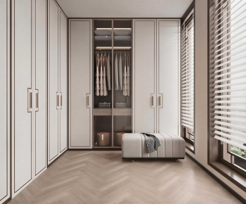 Modern Clothes Storage Area-ID:171953921