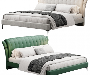Modern Double Bed-ID:686619321