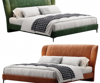 Modern Double Bed-ID:111350063