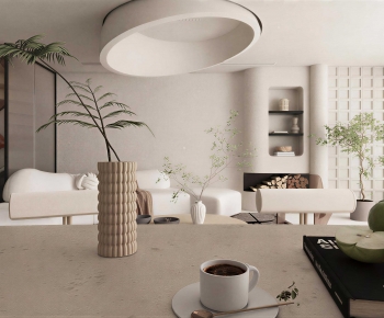 Wabi-sabi Style Dining Room-ID:280487066