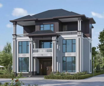 New Chinese Style Detached Villa-ID:158909081