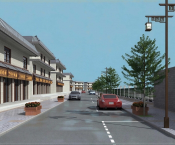 New Chinese Style Commercial Street-ID:172756914