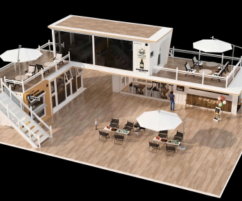 Industrial Style Appearance Of Commercial Building-ID:461719099