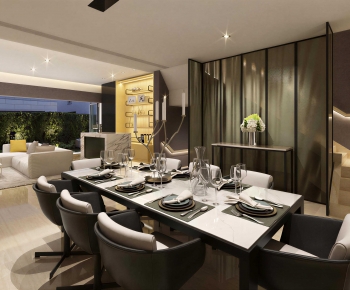Modern Dining Room-ID:522449972