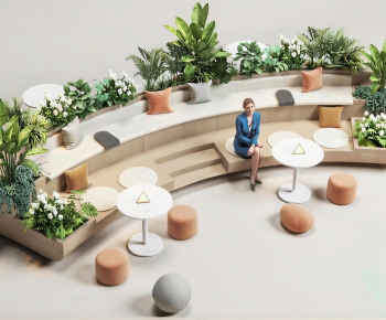 Modern Communal Chair-ID:437650783