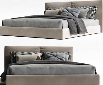 Modern Double Bed-ID:141925103
