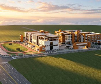Modern School Building-ID:312042009