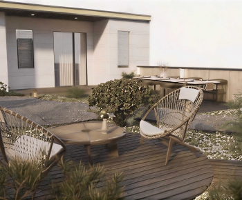 Wabi-sabi Style Courtyard/landscape-ID:522746097