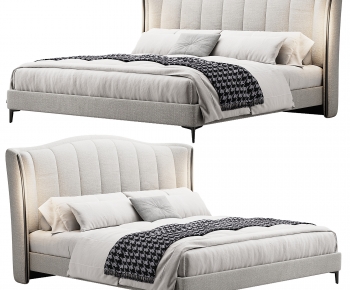 Modern Double Bed-ID:733135942