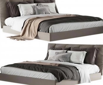 Modern Double Bed-ID:922141183