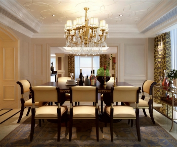 European Style Dining Room-ID:520382883