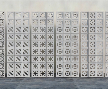 Modern Cement Brick Screen Partition-ID:775685075