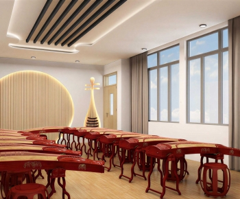 New Chinese Style Music Room-ID:136507038