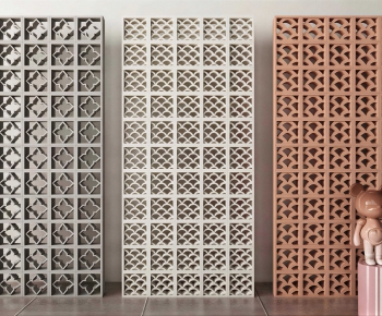 Modern Cement Brick Screen Partition-ID:834067114