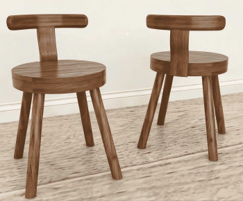 Wabi-sabi Style Dining Chair-ID:302391151