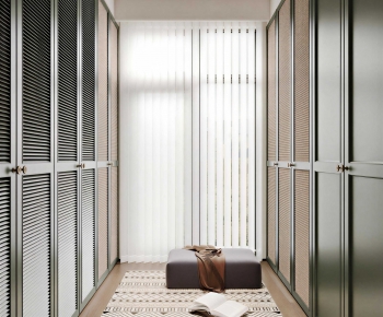 Modern Clothes Storage Area-ID:364428048