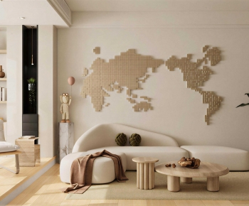 Nordic Style A Living Room-ID:733181959