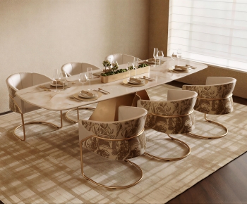 Modern Dining Table And Chairs-ID:922729025