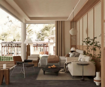 Wabi-sabi Style Bedroom-ID:311629061