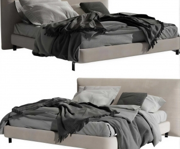 Modern Double Bed-ID:903072128