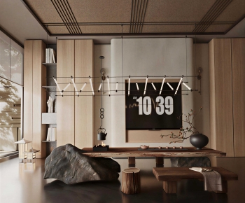 Wabi-sabi Style Tea House-ID:911453966