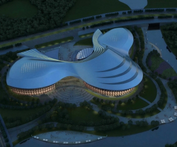 Modern Architectural Bird's-eye View Planning-ID:498859882