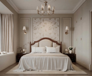 American Style Bedroom-ID:605940868