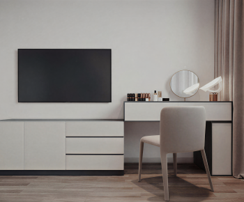 Modern Computer Desk And Chair-ID:978823907