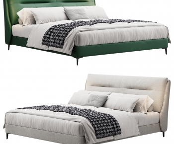 Modern Double Bed-ID:889877087