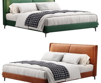 Modern Double Bed-ID:829387909