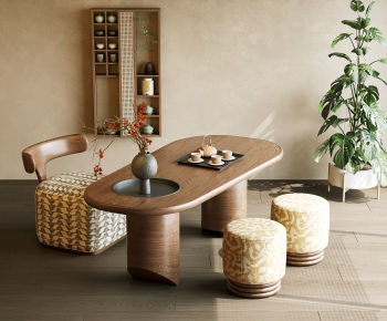 Modern Tea Tables And Chairs-ID:728384979