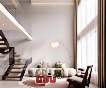 Modern A Living Room-ID:582588912