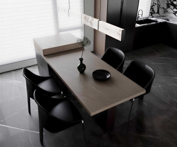 Modern Dining Table And Chairs-ID:803594117